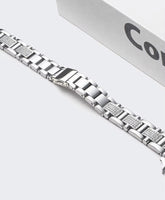 Women's Slim Stainless Steel Diamond-Studded Bracelet  Watch Strap