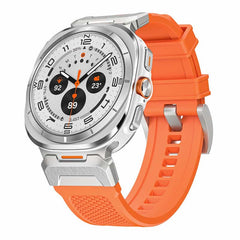 Functional Band for Samsung Galaxy Watch Ultra - 47mm Rubber and Stainless Steel Strap