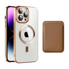 Transparent Magnetic Card Holder TPU Case for iPhone 11 Series