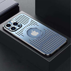 Magnetic Metal Ventilation Phone Case for iPhone 15 Series