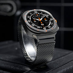 Pure Titanium Milanese Mesh Strap for Samsung Galaxy Watch Ultra - 47mm with Clasp