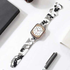 Camouflage Silicone Strap with Butterfly Clasp