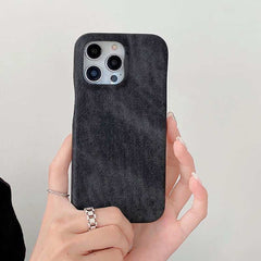 Denim Texture Leather Phone Case for iPhone 14 Series