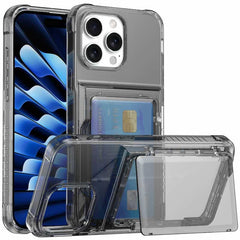 Transparent Card Holder Phone Case for iPhone 16 Series