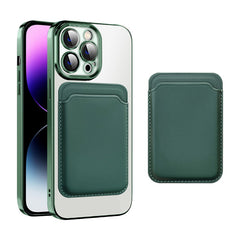 Transparent Magnetic Card Holder TPU Case for iPhone 11 Series