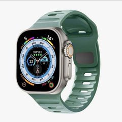 Sporty Silicone Rubber Watch Band