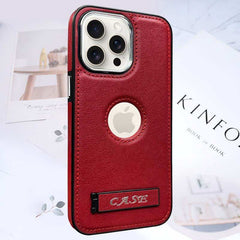 Leather Stand Protective Phone Case for iPhone 12 Series