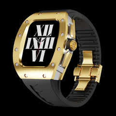 Titanium Barrel-Shaped Men's New Richard Miller RM Series Case and Band Set