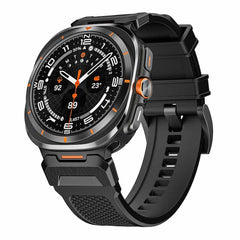 Functional Band for Samsung Galaxy Watch Ultra - 47mm Rubber and Stainless Steel Strap