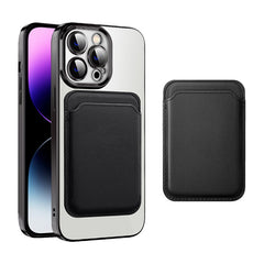 Transparent Magnetic Card Holder TPU Case for iPhone 11 Series