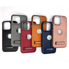 Leather Stand Protective Phone Case for iPhone 13 Series