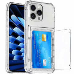 Transparent Card Holder Phone Case for iPhone 14 Series