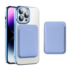 Transparent Magnetic Card Holder TPU Case for iPhone 11 Series