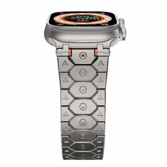 Stainless Steel Watch Strap with Butterfly Clasp