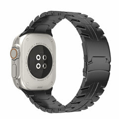 Cool Metal Stainless Steel Watch Strap with Safety Clasp
