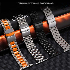 Titanium Alloy Metal Band with Folding Clasp