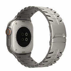 Cool Metal Stainless Steel Watch Strap with Safety Clasp