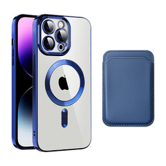 Transparent Magnetic Card Holder TPU Case for iPhone 11 Series
