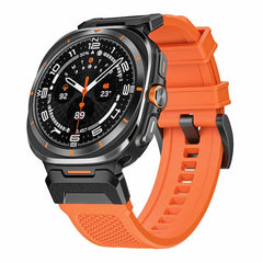 Functional Band for Samsung Galaxy Watch Ultra - 47mm Rubber and Stainless Steel Strap