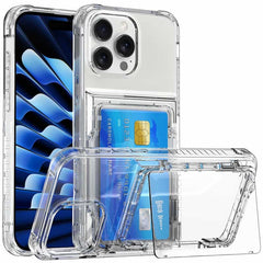 Transparent Card Holder Phone Case for iPhone 14 Series