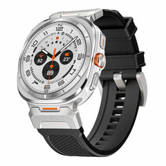 Functional Band for Samsung Galaxy Watch Ultra - 47mm Rubber and Stainless Steel Strap