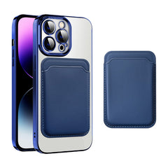 Transparent Magnetic Card Holder TPU Case for iPhone 11 Series