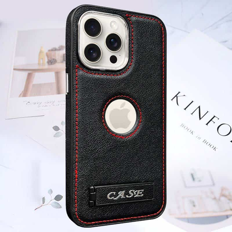 Leather Stand Protective Phone Case for iPhone 13 Series