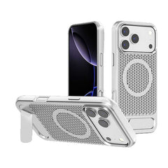 Honeycomb Magnetic Stand PC Case for iPhone Series