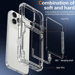 Transparent Card Holder Phone Case for iPhone 14 Series